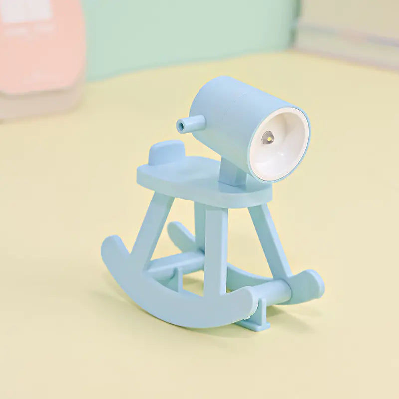 LUXSK™ Equora Mini Rocking Horse Night Light & Phone Stand