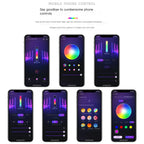 LUXSK™ Chromabeat RGB Rhythm Light with App Control