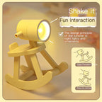 LUXSK™ Equora Mini Rocking Horse Night Light & Phone Stand